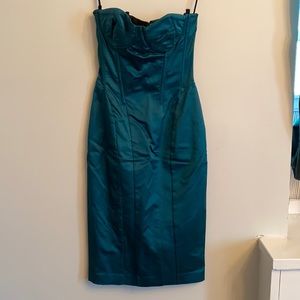 Dolce & Gabbana emerald green dress